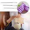Sewing Craft Projects Needles Set Knitting Crochet Loom Hook Plastic Sewing Needles Large Eye Blunt Needles