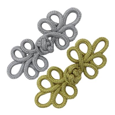 Chinese Knot Frog Buttons Sewing On Closure Fasteners for Traditional Cheongsam Scarf Cardigan Sweater Costumes Decors