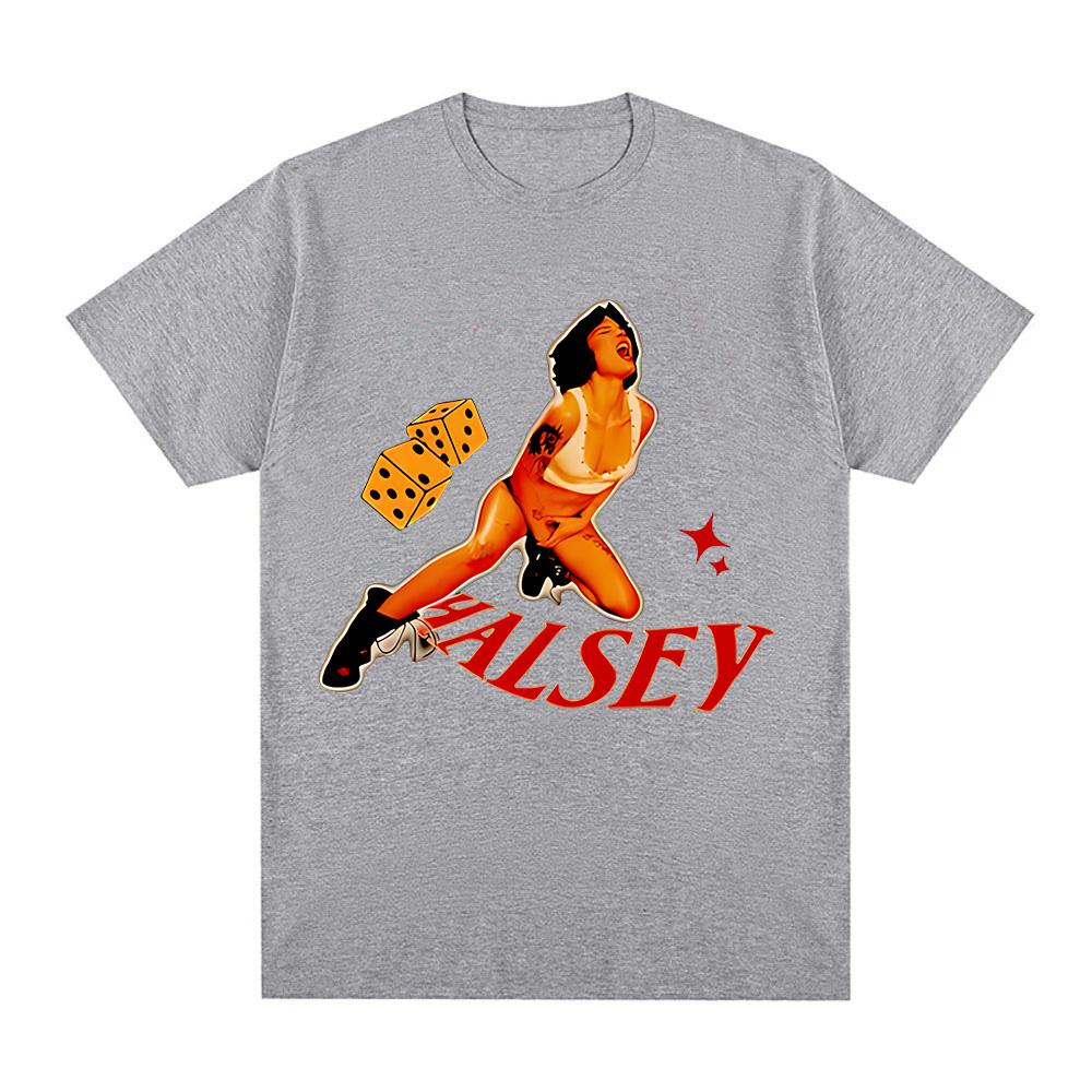 Halsey Safeword 2025 T-Shirt Women/Men Unisex Summer Fashion Clothing Casual Cotton Short Sleeve Tshirt Streetwear Y2K Trend Tee