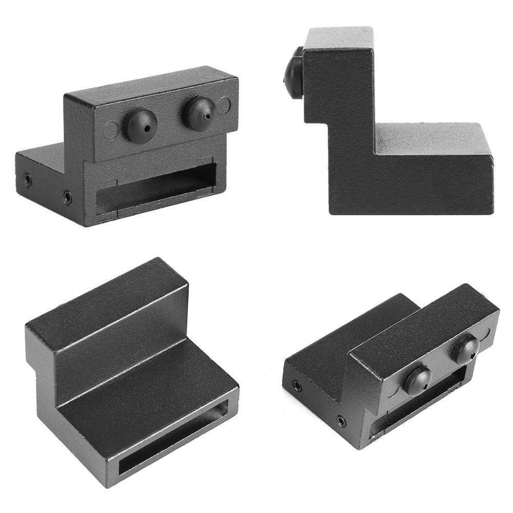 Barn Door Stopper Sliding Door Stopper Zinc Alloy Rubber Covered Damping Effect Easy Install for 40mm Wide 6mm Thick Tracks