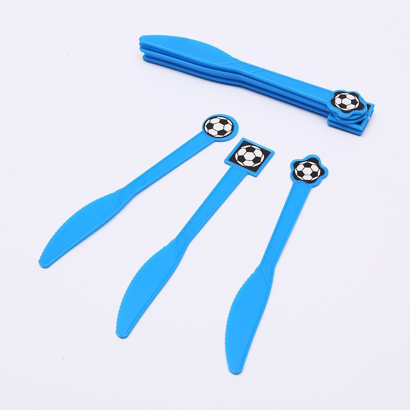 Party Football Theme Tableware Plates Napkins Flag Birthday Kids Favors Cartoon