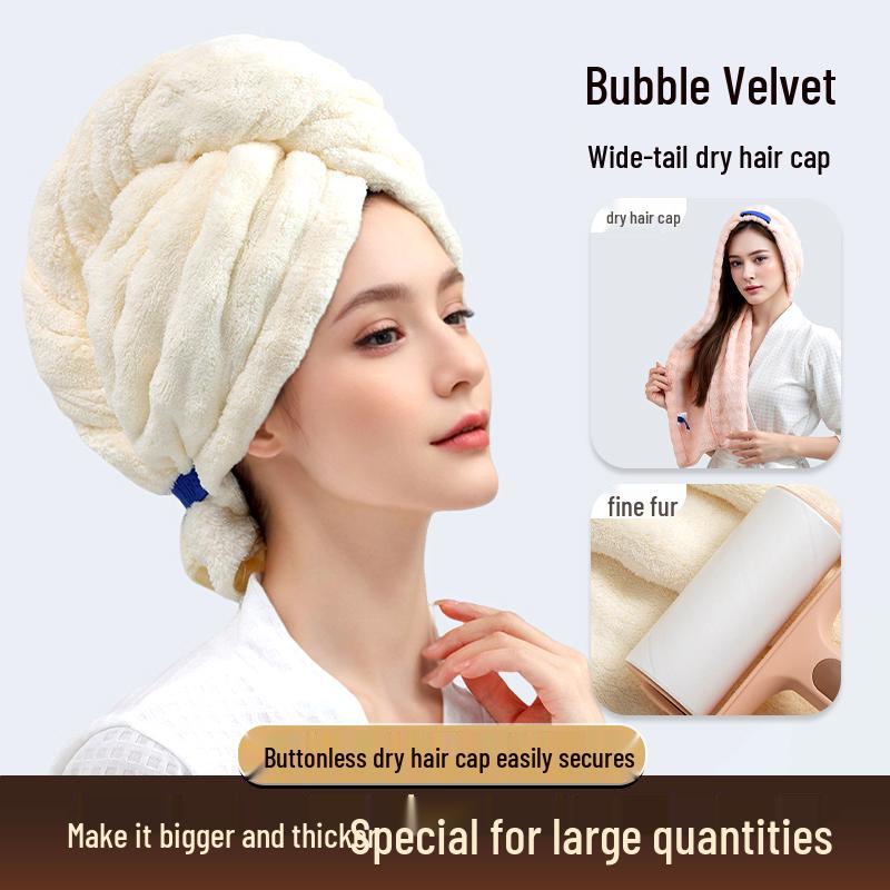 Women's Soft Thickened Super Absorbent Quick-Dry Hair Wrap Towel 2025