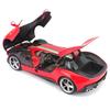 Bburago Scale Signature Series Ferrari Monza SP1 Red Diecast Model Finished Model 1/18 / Car, 18-16909
