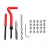 25pcs Thread Repair Insert Kit Compatible Hand Tool Set for Auto Repairing M6 X 1.0 X 8.0mm
