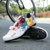 Unlocked cycling shoes mountain bike lock graffiti men's and women's road bike hard bottom off-road power bike