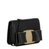 Salvatore Ferragamo Mini Vara Bow Crossbody Bag Black
