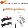 1 Paar Adapter für Huawei Watch Fit 3 Armband 20mm Smartwatch 316L Edelstahl Verbinder Zubehör für Huawei fit2/1 Band