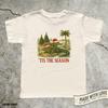 Toddler Christmas Alligator Shirt, Holiday Gator Tee for Kids, Cute Tis the Season Children Christmas T-Shirt, Crocodile Lover Gift
