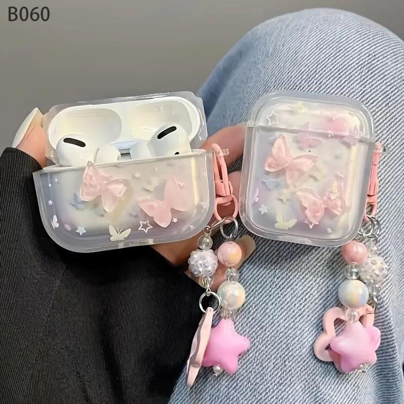 Stereoscopic gradual change butterfly for airpodspro1 apple bluetooth wireless 1/1/1 generation earphone cover cute girl