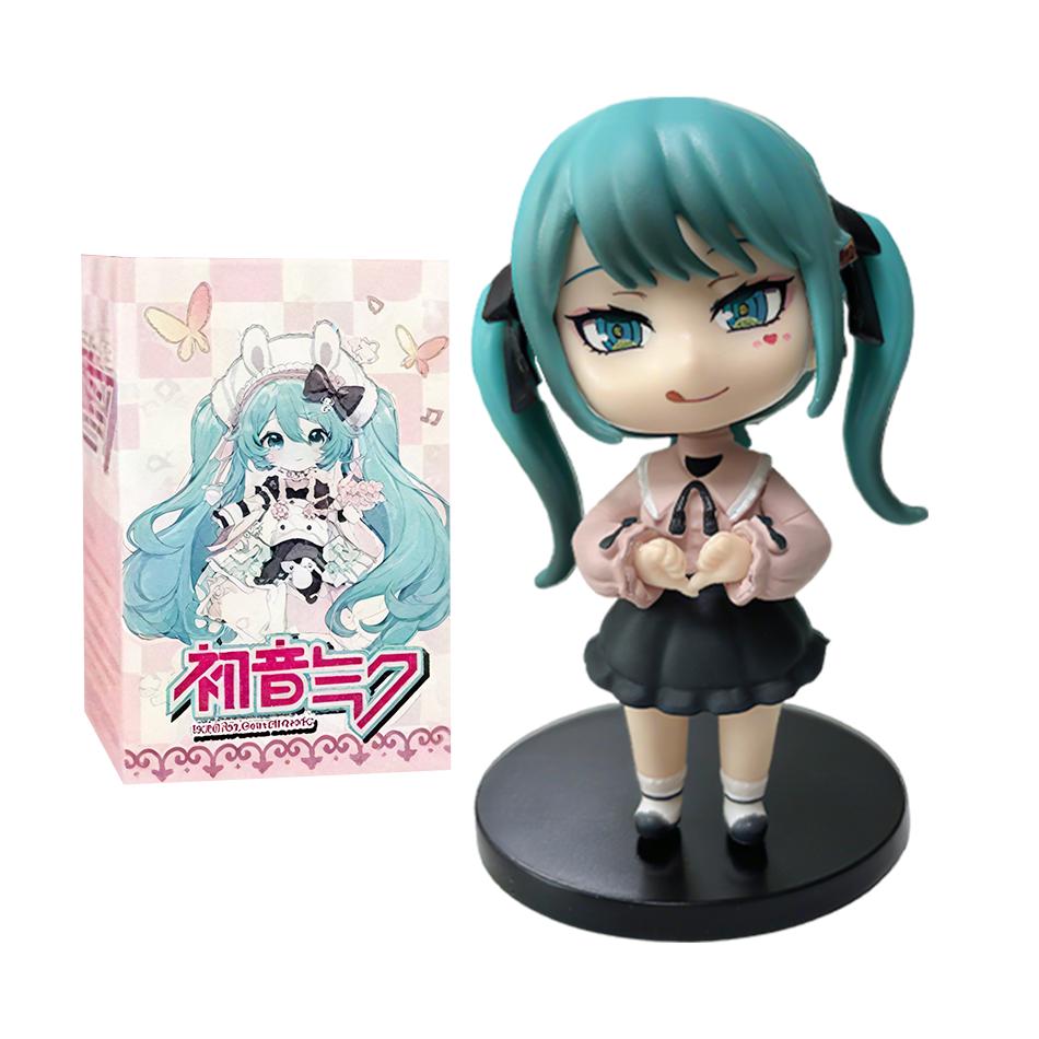 6 PCS Hatsune Miku Q Edition Series Handmade Blind Box Children's Toys Birthday Halloween Christmas Gift Desktop Decoration