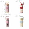 Portable Handheld Thermos Cup Leak-Proof Vacuum Flask Unique Thermos Water Bottle  For Women