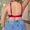 Sexy French Ultra-thin See-through Lace Bra for Large Breasts