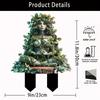 Acrylic Garden Stake Tree Man Fairy Earth Goddess Garden Statue Stakes Outdoor Accessories Ground Insert 2D Acrylic Flower Pot
