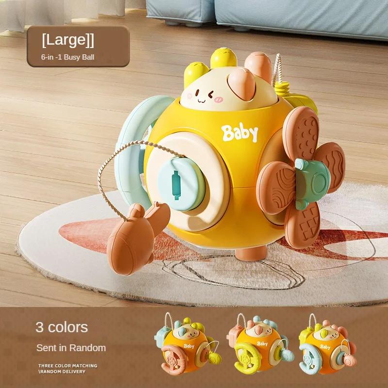 Infant Puzzle Early Education Toys Multifunctional Busy Ball for Montessori Baby Training Busy Hand Grasping Ball Baby Busy Ball