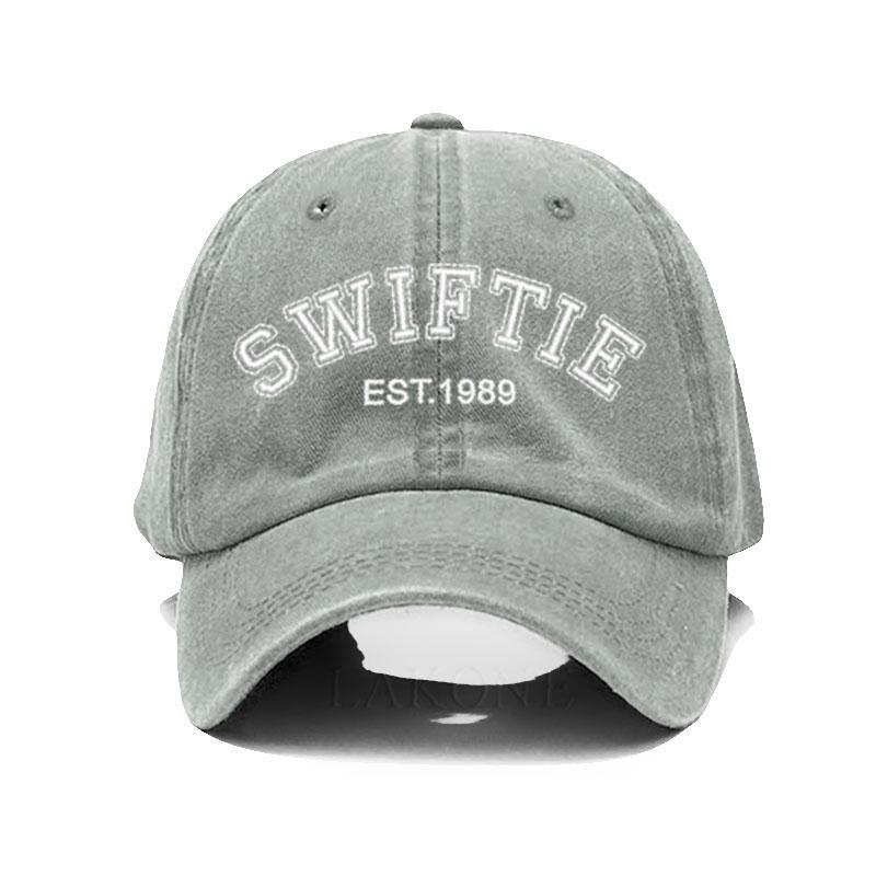 Taylor Swift 1989 Broderi Baseballcaps For Menn Kvinner Mote Vintage Myk Bomull Pappahatt Unisex Gaver Fra Fans