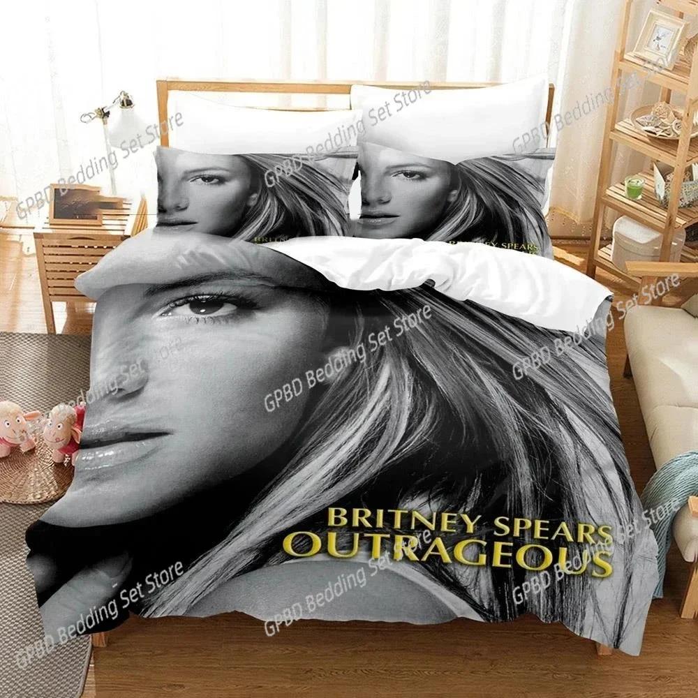 Stampa 3D Britney Spears 3D NUOVO Copripiumino Federa Set Biancheria da Letto Adulto Ragazzo Ragazza Decorazione Camera da Letto Bambini Singolo Matrimoniale Grande