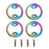 4Pcs/pack Cycling Pedal Accessories Bike Pedal Replacements Alloy Bicycles Foot Pedal Reinforcements Plates