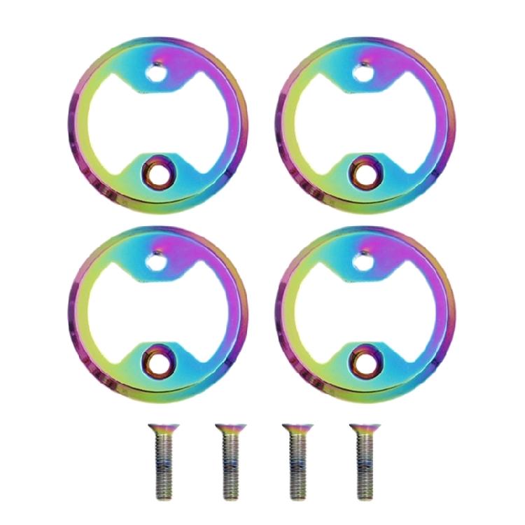 4Pcs/pack Cycling Pedal Accessories Bike Pedal Replacements Alloy Bicycles Foot Pedal Reinforcements Plates
