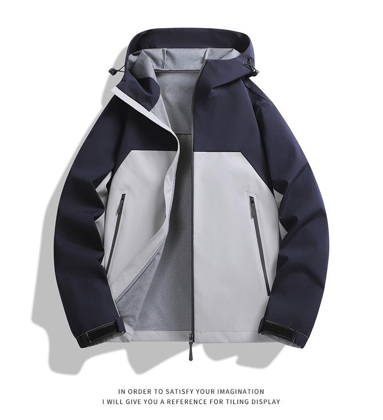 

Унисекс Ветрозащитная и Водонепроницаемая Ветровка в Корейском Стиле - Новая Весенне-Осенняя Куртка для Активного Отдыха M [45-52 kg]