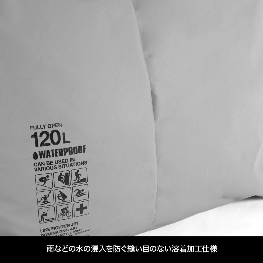 [DRESS] Waterproof Tote Bag XLGRY 120L Fishing Disaster Prevention Disaster Camping Waterproof Large Storage Water Repellent High Performance Waders