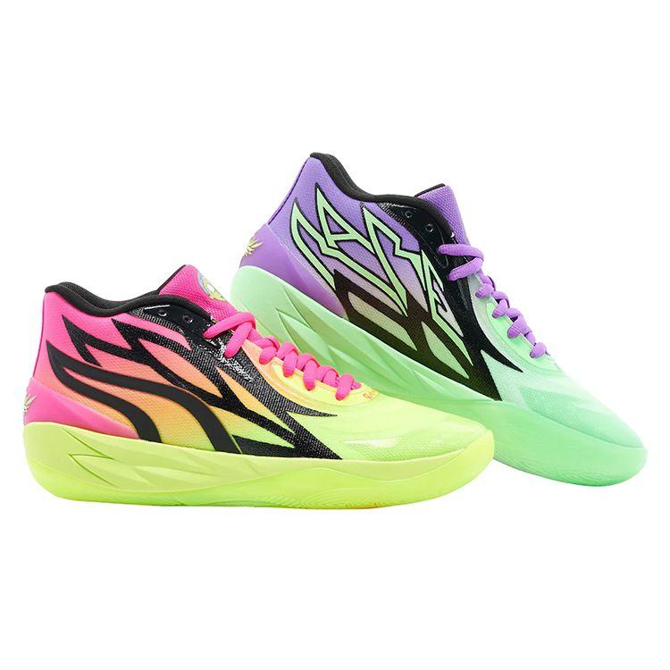 Rick and Morty X Puma MB.02 Adventures Unisex Sneakers Multi-Color Safety-Yellow Elektro-Green 377411-02