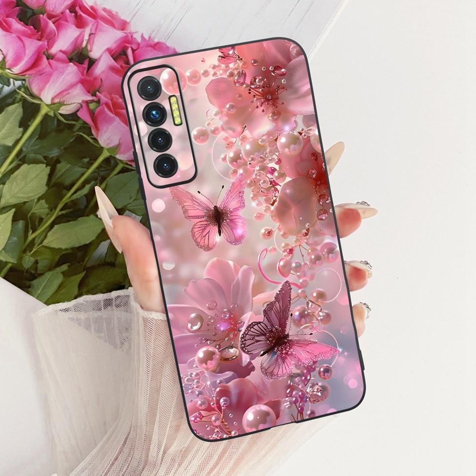 Casing For Tecno Camon 17P Cover Silicone Cute Cat Luxury Fashion Funny Painted Phone Case For Techno Camon 17P CG7 CG7n