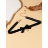 Belle Girl Style Sweet Accessory, Burgundy Necklace, Black Velvet with Collar, Choker Collarbone Chain, Necklace
