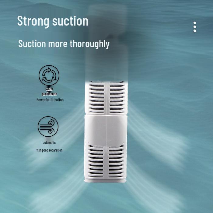 Ultra-Quiet 3-in-1 Aquarium Water Pump & Oxygenator