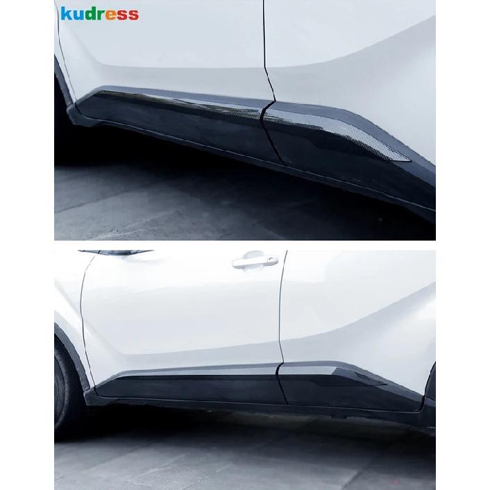 Side Door Body Trim For Toyota CHR C-HR 2016 2017 2018    Chrome Door Streamer Molding Panel Strip Car Accessories