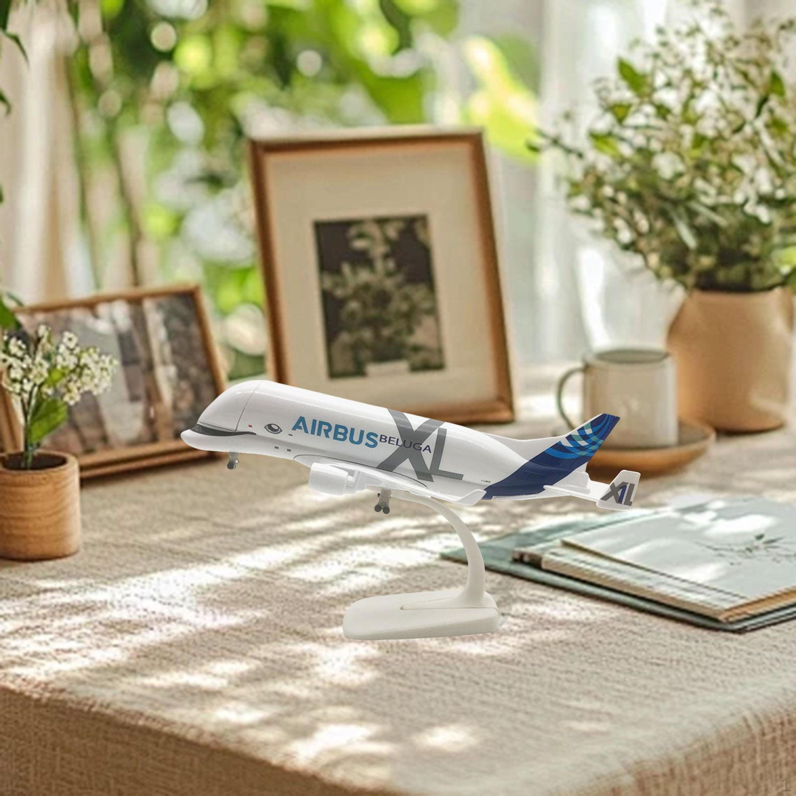 

Transport Aircraft Model,Simulation Aviation Enthusiast with Stand Home Office Decoration 20cm for