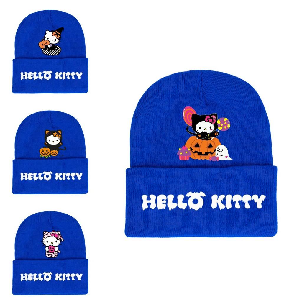 Halloween Printed Knit Cap For Winter Teens And Cartoon Enthusiasts