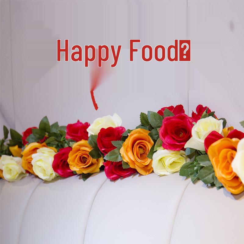 Artificial Rattan Rose Vine for Ceiling & Wall Decor - Wedding & Pipe Covering