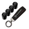 Car Tire Wheel Valve Caps Cover Suede Car Key Chain Ring Keychain for Peugeot 3008 5008 208 308 508 2008 408X 108