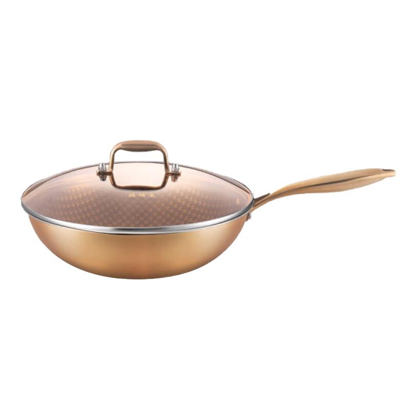 Debole Qianfu 30cm Stainless Steel Wok