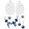 Diy Crystal Epoxy Mold 6 Grids Ball Earrings Bracelet Mirror Resin Mold Beads Silicone Mold for Diy Pendants Making