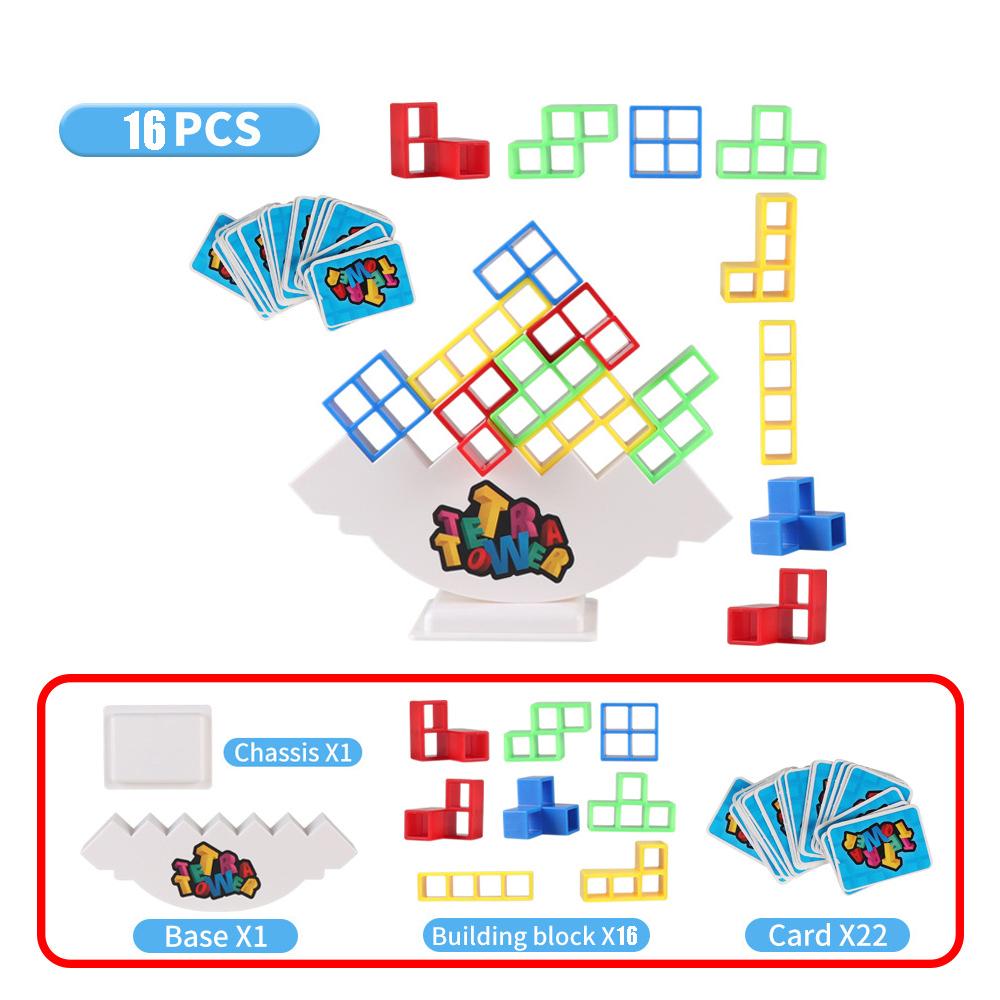 

Non-Toxic Tetris Tower Balancing Stacking Toys Children Blocks Balance Tower Board Game Smart Balance Stacking Kids Toys