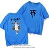 Magic Team No.1 T-shirt for Men, Summer McGrady Jersey, Trendy Loose Short-sleeve Basketball Top