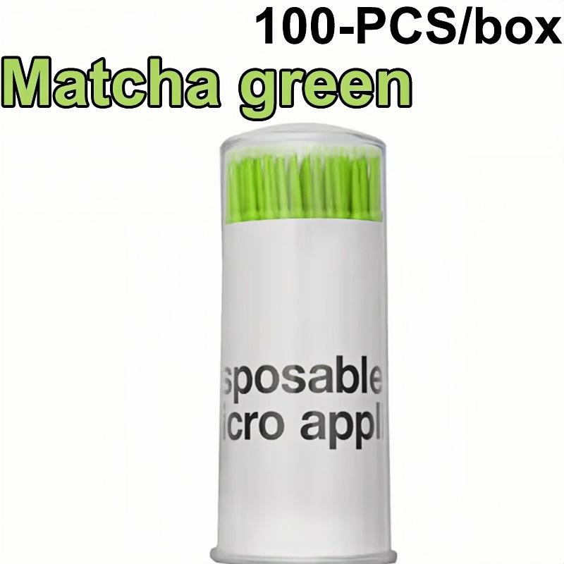 100Pcs Dental Disposable Micro-Swabs Tooth Cleaning Tools Adhesive Mini-Brushes Oral Cosmetic Eyelash Cotton Swabs