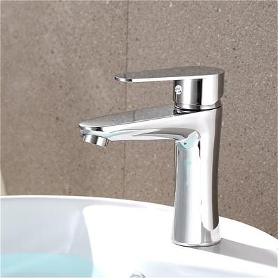 Basin Faucet Copper Faucet Single Hole Faucet with Water Pipe and Accessories Kitchen Faucet Bathroom Faucets Home Accessories