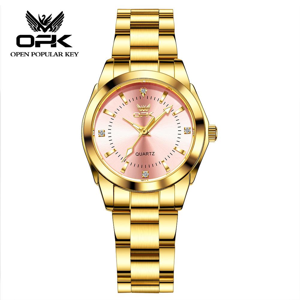 Watch Diamond Waterproof Luminous Simple Steel Belt Quartz Ladies Watch