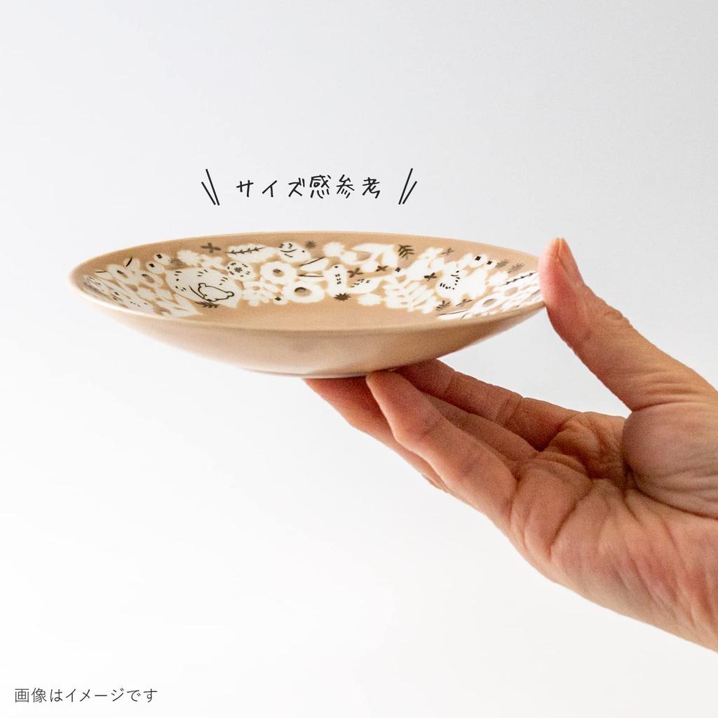 Minoru Keramika Mino Keramika KUKKA 145 Tanier Latte