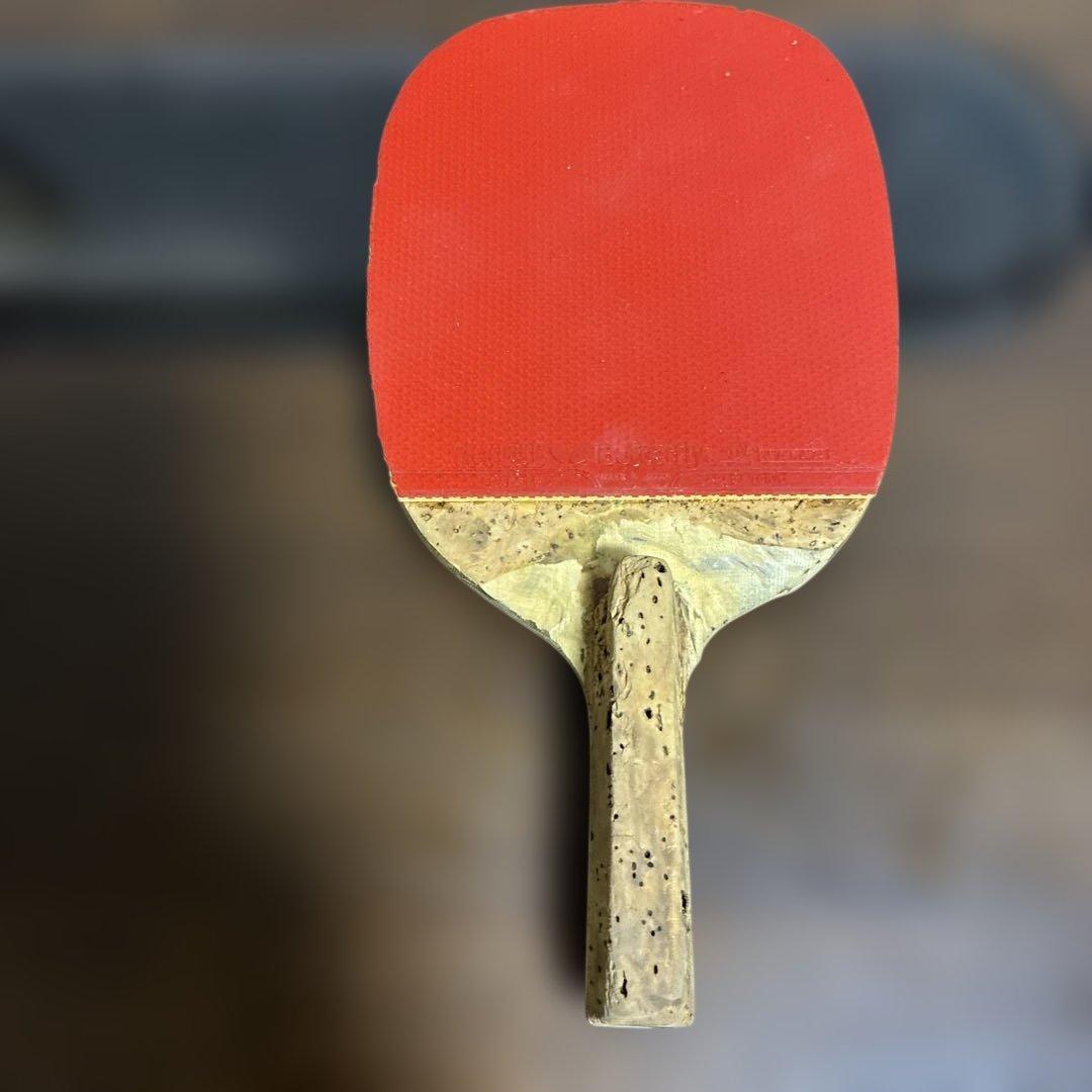 Used Table Tennis Racket Pen Holder Darker Patent Top Speed 25