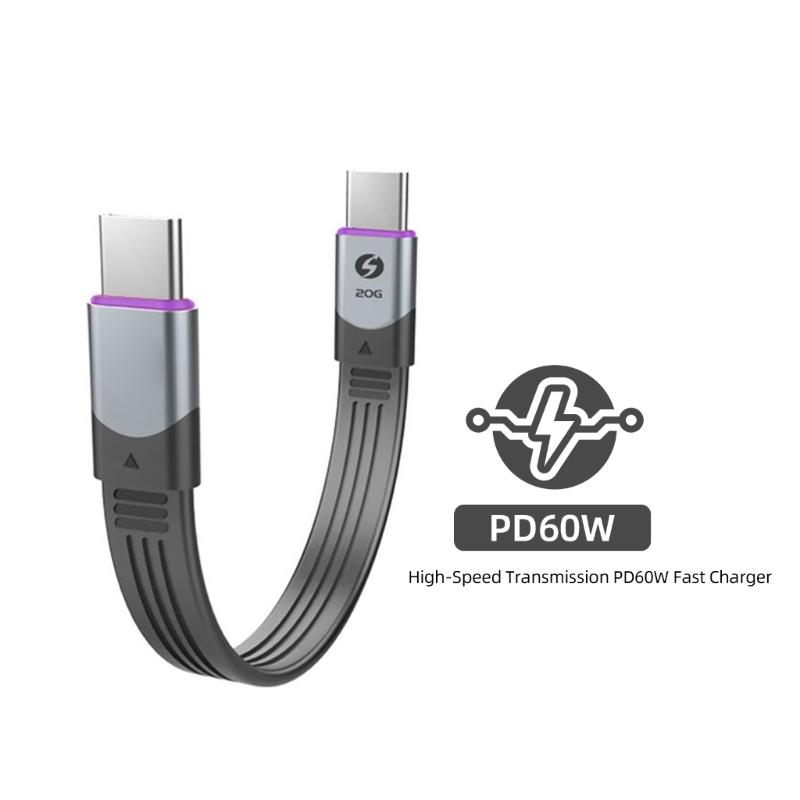 USB4 Data Cable 240W 40Gbps Full Function 15cm Flexible FPC Circuit Aluminum Shell for Multiple Devices Charing Cord
