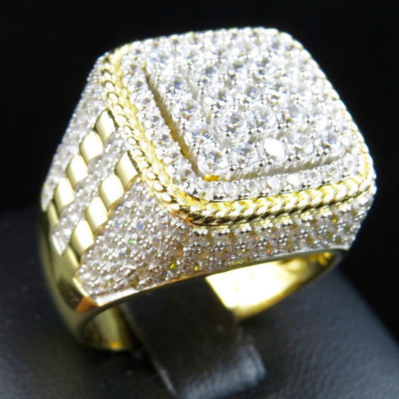 14K Gold Ring for men Natural 2 Carat Diamond with Diamond Jewelry Anillos De Bizuteria Anillos Mujer Gemstone Rings Box