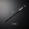 304 Stainless Steel Public Spoon Public Chopsticks Extended Chopsticks Spoon Titanium Plated Hotel Dining Spoon Household Company Gifts