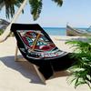 West Ham Logo Aufdruck Strandtuch, Großes Weiches Schnelltrocknendes Handtuch für Strand Camping Schwimmen