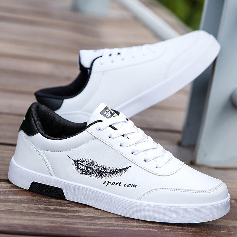 Men's Spring Men's Shoes 2026 New Casual Shoes Men's White Low-top Board Shoes Youth Sports Shoes