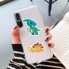 100Pcs Dinosaur Sticker Waterproof Stationery Sticker Reusable Cartoon Sticker for Skateboard Notebook Laptop