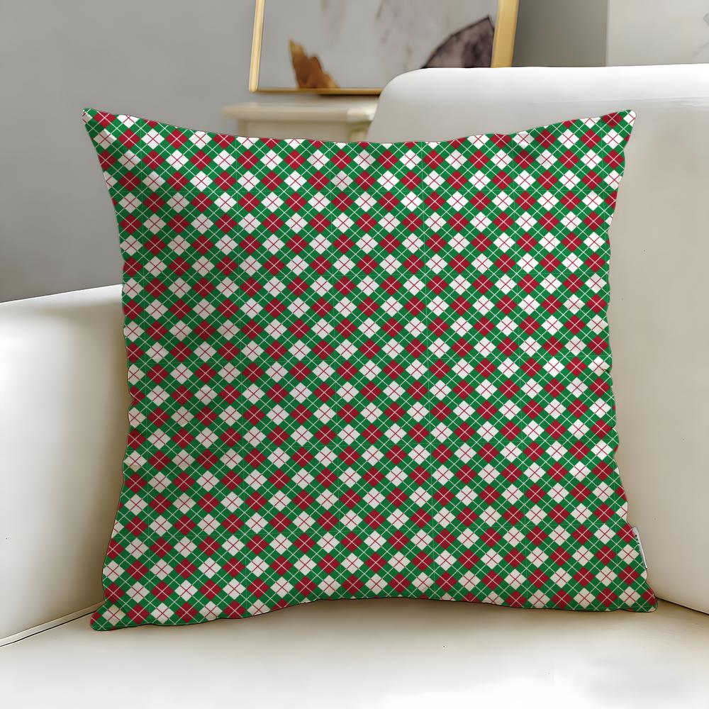 Vintage Texture Cushion Cover Soft  EasyWash Pillow Case  Versatile for Couch Bed Travel and Office
