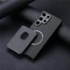Magnetic Card Holder Phone Case for Samsung Galaxy S25 Ultra S24 Plus S23 S22 S21 FE S20 Carbon Fiber Texture Detachable Cover
